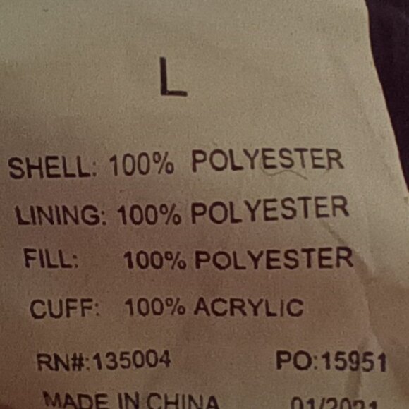 Snow/Ski Pants (M) & Glove Set (L) Black - Picture 11 of 11